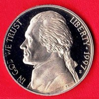 Coin – 1997S (Proof) Jefferson Head Nickel