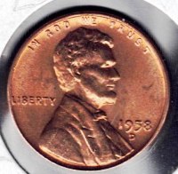Coin - 1958D Uncirculated Lincoln Wheat Penny