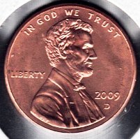 Coin - 2009D Uncirculated Lincoln “Birth & Early Childhood” Penny