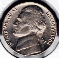Coin – 1962 (UNC) Jefferson Head Nickel