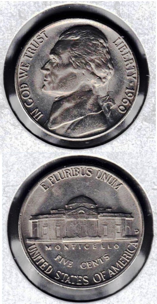 Coin – 1960D (BU) Jefferson Head Nickel