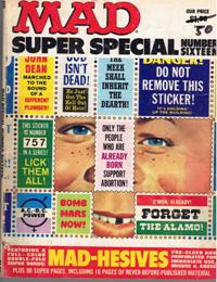 MAD SUPER SPECIAL Magazine #16