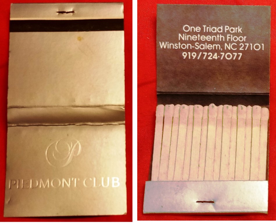 Matchbook - Piedmont Club (Winston-Salem, NC)