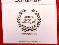 Matchbook – Lauriol Plaza (Washington DC)