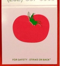 Matchbook – Tomate Bistro Italiano (Washington DC)