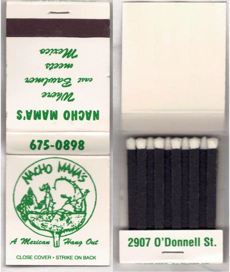 Matchbook – Nacho Mama’s (Baltimore, MD)