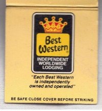 Matchbook - Best Western Hotel (Virginia)