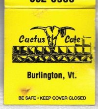 Matchbook – Cactus Cafe (Burlington, VT)