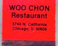 Matchbook – Woo Chon Korean BBQ & cuisine (Chicago, IL)
