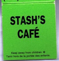 Matchbook - Stash’s Café (Montreal, Canada) - White