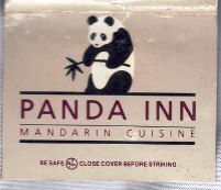 Matchbook – Panda inn (California) (Used)