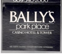 Matchbook – Bally's Park Place Casino Hotel (Atlantic City, NJ)