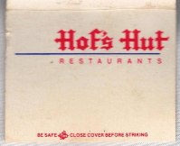 Matchbook - Hof’s Hut Restaurants (California) (Used)