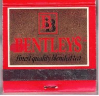 Matchbook – Bentleys Blended Tea (Jeddah, Saudi Arabia)