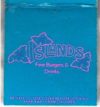 Matchbook – Islands Restaurant (Arizona & California)