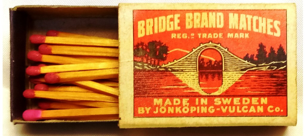 Matchbox – Bridge Brand Matches (Sweden)
