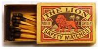 Matchbox – THE LION Safety Matches (Sweden)