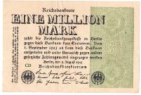 Germany - Eine Million (1,000,000) Mark Reichsbanknote