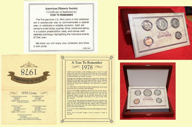 Coins - 1978 “A Year to Remember”
