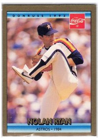 Houston Astros - Nolan Ryan (6) (Donruss-Coca-Cola)