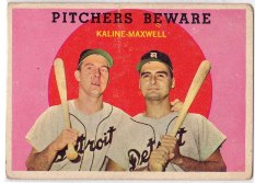 Detroit Tigers - 1959 Topps PITCHERS BEWARE (34)