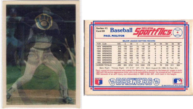 Milwaukee Brewers – Paul Molitor Hologram (39)