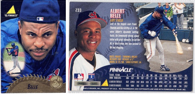 Cleveland Indians - Albert Belle (233)