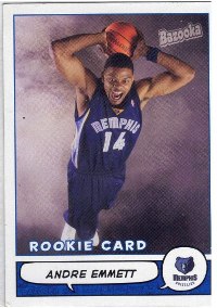 Memphis Grizzlies – Andre Emmett – Rookie Card