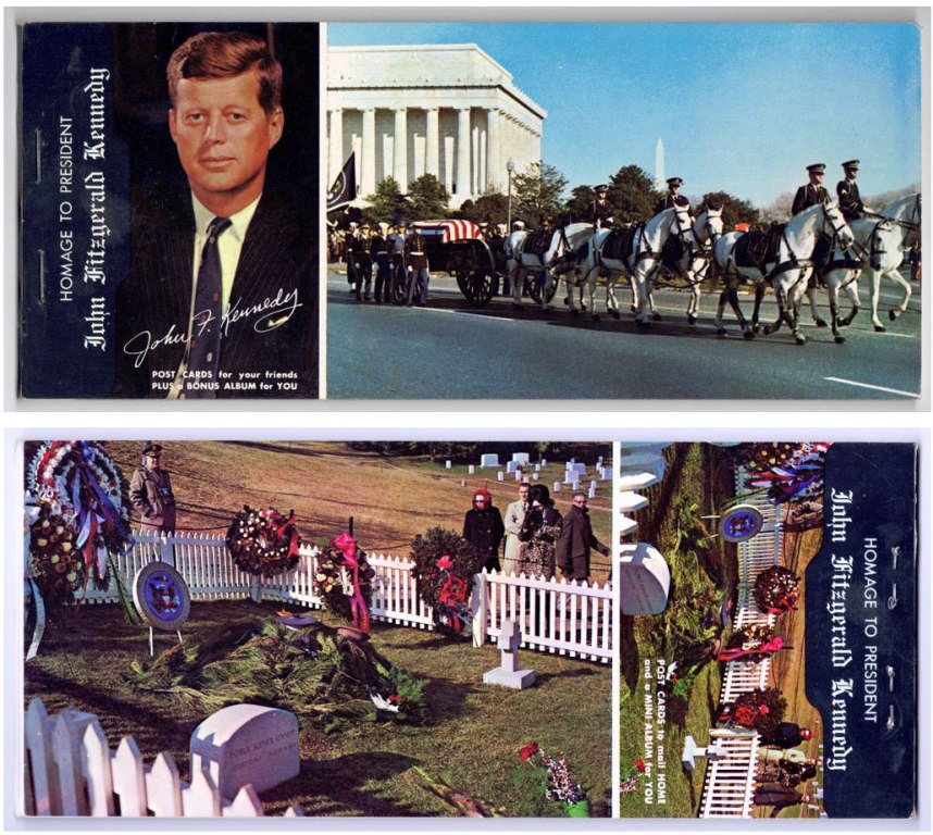 Postcard Booklet - John F Kennedy Funeral