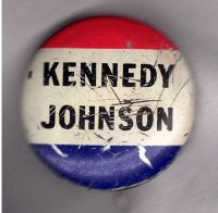 Hat Pin - 1960 Kennedy Johnson Presidential Campaign Pin