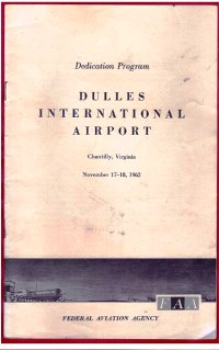 Dulles International Airport Dedication Program