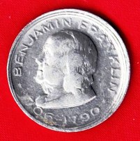 Token - Franklin Institute Memorial Souvenir - Aluminum