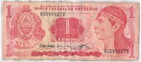 Honduras -1 Lempira Banknote