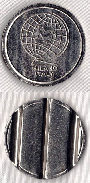 Token – MMC Milano Italy (3 grooves)