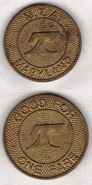 Token - MTA Maryland #1