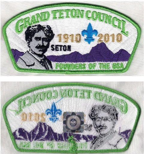 Grand Teton Council  (Lt Green Border) - Seton