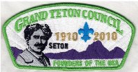 Grand Teton Council  (Lt Green Border) - Seton