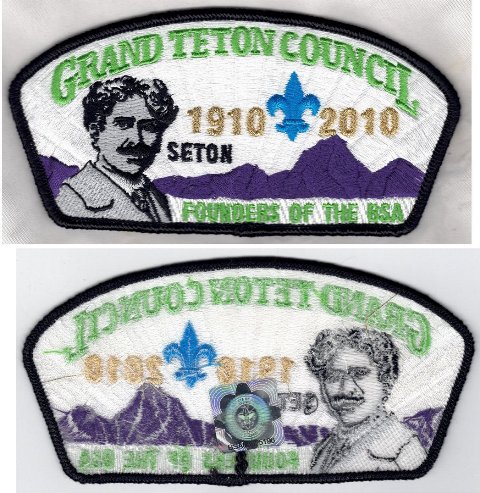 Grand Teton Council  (Dk Purple Border) - Seton