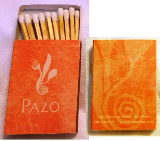 Matchbox – PAZO Restaurant (Baltimore, MD)