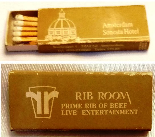 Matchbox – Amsterdam Sonesta Hotel's "Rib Room" restaurant (Amsterdam, Netherlands)