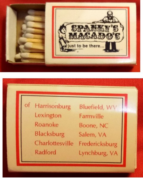 Matchbox – Spanky's Macado's Restaurant (Various locations)