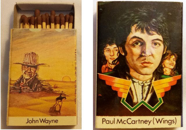 Matchbox – The Unforgettables – John Wayne & Paul McCartney