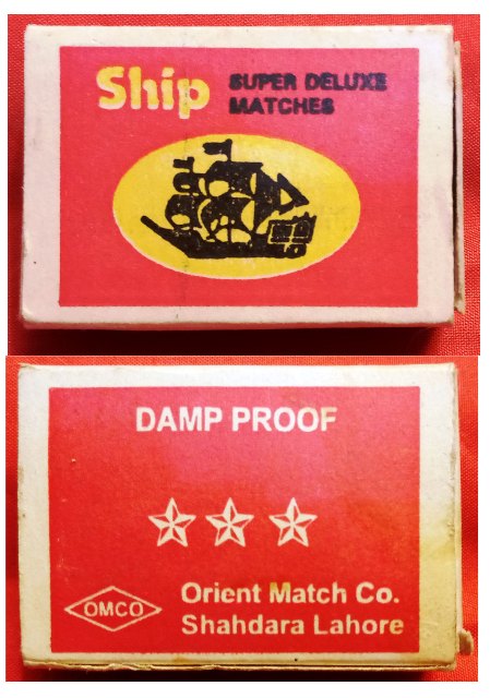 Matchbox – “SHIP” Safety Matches (India)