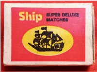Matchbox – “SHIP” Safety Matches (India)
