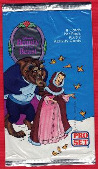 Beauty and the Beast Trading Card Unopened Pack