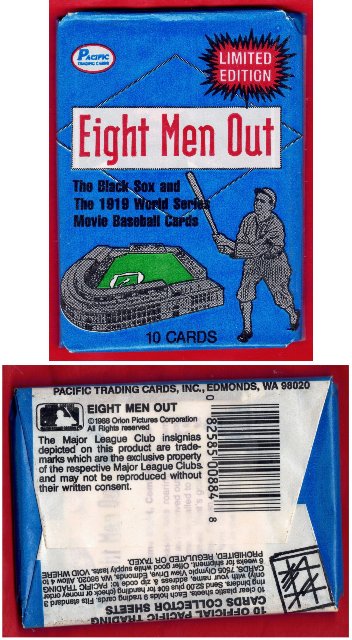 8 Men Out Trading Card Unopened Pack