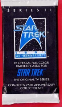 Star Trek 25th Anniversary Series 2 - Blue Unopened Pack
