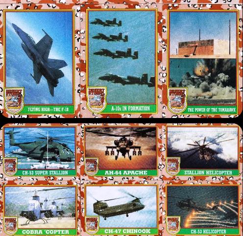 Desert Storm Card Set – Victory Series - 40 Trading Card Lot