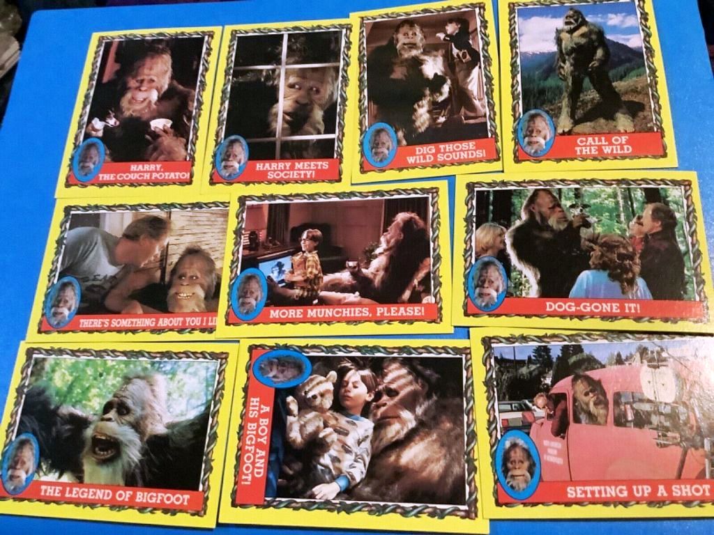 Harry and the Hendersons with Stickers – INCOMPLETE SET