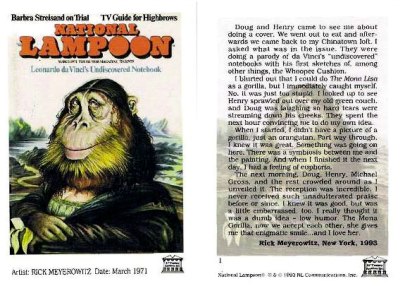 National Lampoon – 18 Trading Card Lot